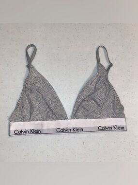 Calvin Klein Heather Gray Bralette